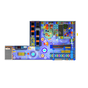 Trẻ em chất lượng cao không gian chủ đề sân chơi trong nhà với các slide lớn để bán - Product Image 3