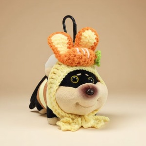 Peluche Super Morbido Chef Dog Cake, Ciondolo Decorativo per Zaino, Bambola da Collezione, Portachiavi di Compleanno, Vendita all'Ingrosso - Product Image 4