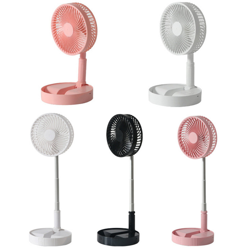 Портативный общежития офисный стол usb мини небольшой вентилятор с аккумуляторной батареей постоянного туман складной Умный вентилятор охлаждения