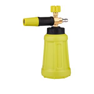 Produits d'entretien automobile tendance 1L canon à mousse jaune large bouche pulvérisateur de <span class=keywords><strong>lance</strong></span> à mousse de lavage de voiture électrique <span class=keywords><strong>pour</strong></span> le nettoyage de voiture - Product Image 1