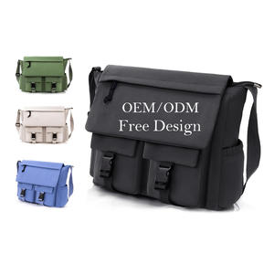 महिला पुरुषों के लिए कस्टम फैशन यात्रा दूत बैग वाटरप्रूफ पॉलिएस्टर क्रॉसबॉडी हैंडबैग समायोज्य स्ट्रैप हल्के लैपटॉप - Product Image 1