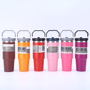 Gobelet isotherme portable pour voiture de 30 oz, grande capacité, en acier inoxydable 304, pour boissons glacées, vente en gros - Product Image 6