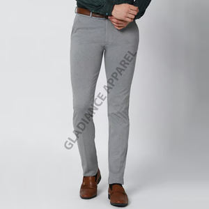 Nouveau pantalon de golf coupe ajustée pour homme pantalon de couleur unie à séchage rapide avec style droit décontracté extensible personnalisé - Product Image 4