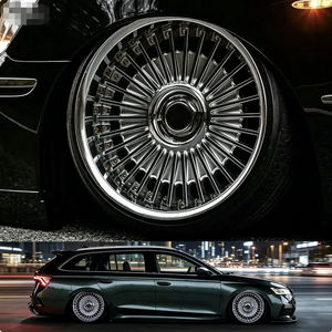 ล้ออัลลอยด์ฟอร์จ 3 ชิ้น รุ่น New Chrome 2 EMITZ ขนาด 18-22 นิ้ว 5x112/<span class=keywords><strong>120</strong></span>/114.3 <span class=keywords><strong>PCD</strong></span> 25 มม. ET ขอบลึก สไตล์ JDM สำหรับ S14 - Product Image 5