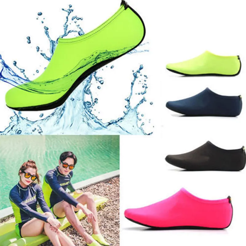 Praia Natação Esporte Aquático Meias Barefoot Sneaker Ginásio Yoga Fitness Dança Swim Surf Mergulho Snorkeling Sapatos para Crianças Homens Mulheres