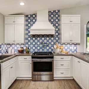 Gabinetes de Cocina de Madera Maciza de Estilo Retro con Diseño de Agitador y Isla de Cuarzo para Mejoras del Hogar, Gran Venta - Product Image 6