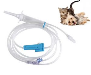 Ветеринарный набор для инфузии для крупного рогатого скота с вентилированной шпайкой, ветеринарный набор для инфузионного набора для животных, набор для внутривенного насоса - Product Image 2