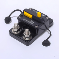 Interruptor de Circuito de CC de 48V E9C 250A con Pernos de 3/8'', Reinicio Manual, Impermeable IP67, para Camiones, Autocaravanas y Embarcaciones