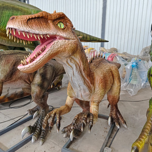 Haichuan Dinosaurios Supplier : Vélociraptor animatronique grandeur nature pour exposition de dinosaures, idéal pour le parc jurassique - Product Image 3