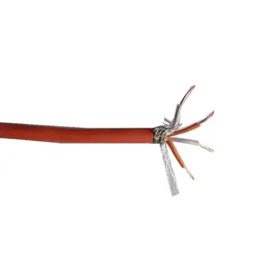 Silicon rubber insulated S type compensating wire Cu/CuNi Type T Thermocouple wire