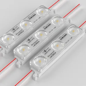 12v 3灯标志透镜1.2w模发光二极管迷你贴片发光二极管模块注塑2835发光二极管模块