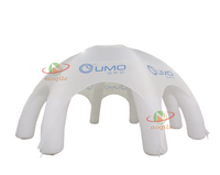 Tente araignée gonflable imperméable pour l'extérieur, gazebo géant pour événements importants, structure stable, style Aoqile gonflable AQL645 8m