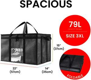 Bolsa Térmica para Pizza, Muestra Gratuita, Bolsas Grandes para Entregas, Bolsa de Reparto de Pizza Aislada, Bolsa de Alimentos de 20x20 para Uso Personal - Product Image 5