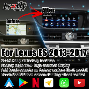 Pantalla Android CP AA de 10,25 pulgadas para Lexus ES ES350 ES300h ES250 2013-2017 con navegación GPS inalámbrica Auto de Lsailt - Product Image 2