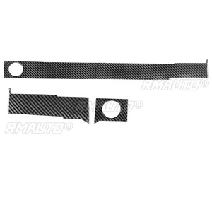 Autocollant de protection de tableau de bord en fibre de carbone pour Land Rover Range Rover Sport 2018-2020, accessoires de voiture, conduite à gauche - Product Image 1