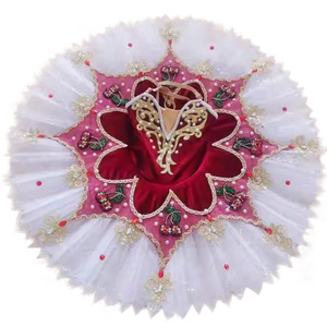 Falda <span class=keywords><strong>de</strong></span> escenario <span class=keywords><strong>de</strong></span> tutú clásico profesional <span class=keywords><strong>para</strong></span> adultos, falda tutú <span class=keywords><strong>de</strong></span> Ballet rojo <span class=keywords><strong>para</strong></span> <span class=keywords><strong>niñas</strong></span>, vestido <span class=keywords><strong>de</strong></span> tutú <span class=keywords><strong>de</strong></span> ballet profesional <span class=keywords><strong>para</strong></span> <span class=keywords><strong>niñas</strong></span> - Product Image 2