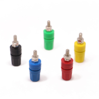 5 couleurs nickelé haut-parleur Terminal reliure poste fiche banane prise amplificateur connecteur pour 4mm fiche banane
