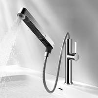 Robinet mélangeur multifonctionnel moderne en alliage de zinc, à poignée unique et à trou unique, résistant aux rayures et de haute qualité, pour cuisine et salle de bain