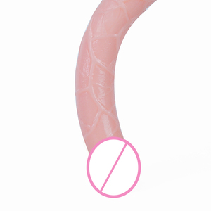 Jouets sexuels réalistes en gelée à double extrémité pour la masturbation lesbienne, gays, lesbiennes, gode réaliste à double extrémité - Product Image 2