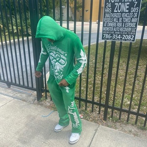 ผู้ผลิต OEM สำหรับเสื้อฮู้ดดี้ผู้ชายแบบครอปพิมพ์ลายดิจิทัลสไตล์วินเทจฟอกสีแบบย้อนยุคตามสั่ง - Product Image 6