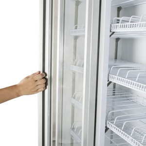 Système De Refroidissement Par Air De Refroidisseur D'affichage de Porte En Verre Congélateur <span class=keywords><strong>Showase</strong></span> Réfrigérateur Commercial de Boisson - Product Image 6
