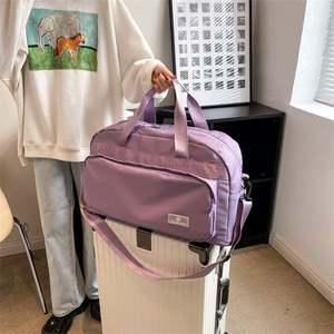 Wholesale Custom Fashion Logo <b>Women</b> Sport Travel <b>Bags</b> Waterproof Portable Gym <b>Bag</b> with Expandable Large Duffel <b>Bag</b> - Product Image 5