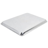 33x23cm Commercial Heavy Duty Four Plateau De Cuisson 1/4 Feuille Pan En Aluminium Hotdog Bun Pan Quarter Sheet Pan Pour Chariot