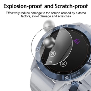 9H Premium verre trempé pour <span class=keywords><strong>Garmin</strong></span> Fenix <span class=keywords><strong>6</strong></span> 6S 6X 6SmartWatch Film HD pour Fenix 6S <span class=keywords><strong>Pro</strong></span> 6s <span class=keywords><strong>Sapphire</strong></span> 6X solaire - Product Image 3