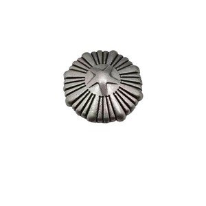 Metal 16mm estrella <span class=keywords><strong>remaches</strong></span> tachuelas picos puntos botones cuero para cinturón ropa accesorio vástago redondo plata antigua - Product Image 4