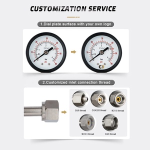 Regolatore di <span class=keywords><strong>CO2</strong></span> della birra primaria a doppio sistema completamente Braas 0-3500psi/0-80psi con connessione di ingresso CGA320 a doppio stadio - Product Image 5