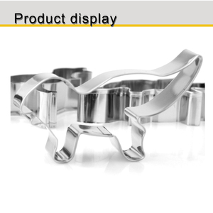 Beeman – moule à biscuits en forme de dinosaure de noël, en acier inoxydable, ensemble d'emporte-pièces personnalisé - Product Image 2