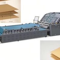 Machine à laminer les cartons ondulés semi-automatique / Laminateur de carton pour cartonnettes – Vente chaude