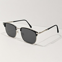 QUEJOEY Gafas de sol vintage UV400, gafas de sol retro de moda, gafas de sol cuadradas clásicas, gafas de sol unisex para exteriores, conducción, viajes, playa