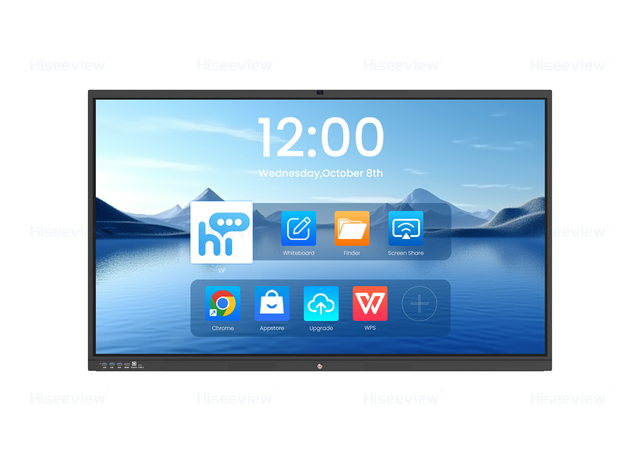 HISEEVIEW 75'' Interactive Flat Panel 86 Inch for Education Interactive Multi Touch Screen Whiteboard Interactive Smart Board