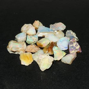 GEMKORA – opale éthiopienne brute, cristaux bruts de 25mm+, pierre naturelle de guérison, fourniture pour la fabrication de bijoux, forme irrégulière - Product Image 5