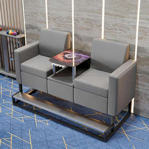 ชุดโต๊ะบิลเลียดหรูหราพร้อม<span class=keywords><strong>โซฟา</strong></span>และบูธชมการเล่น ดีไซน์ทันสมัยหุ้มหนัง PU สำหรับใช้งานเชิงพาณิชย์ - Product Image 3