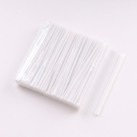Attaches torsadées en plastique Fanxing non toxiques et sûres, largeur 8 mm, pour emballage de bonbons, chocolats et cadeaux