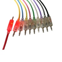 Câbles de patch LED lumineux Eurorack, fils de test modulaires
