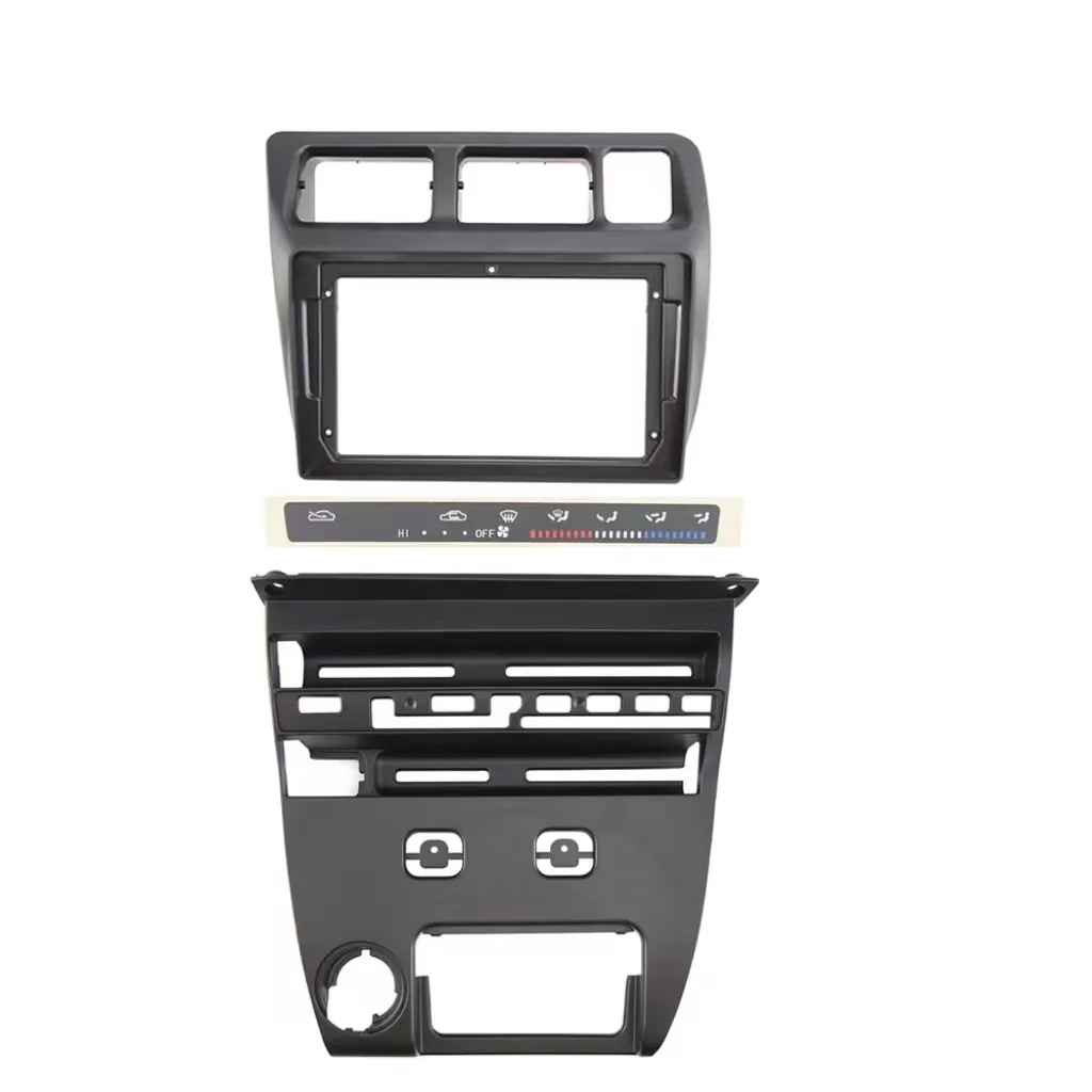 Car Audio 9" Big Screen Dash Fascia Panel Frame Kit Adapter For Toyota Corolla Sprinter (91-95,Left wheel,Manual AC)