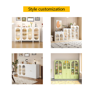 Aparadores Modernos y Duraderos para el Pasillo con Estantes Extraíbles y Cubierta Antipolvo para el Hogar - Product Image 2