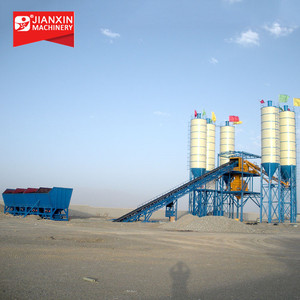 Impianto di Betonaggio Jianxin 120m3/h con Miscelatore Cemento JS2000 e Dosatore PLD3200, Alimentato a Motore, Ciclo 72s - Product Image 1