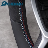 Volant en faux daim de haute qualité avec fibre de carbone MP pour BMW F01 F15 F16 F20 F32 F44 F45 F30 F10 F22 F25 F31 - Sortie d'usine