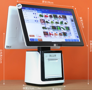 เครื่อง POS ออลอินวันขนาด 11 นิ้ว หน้าจอสัมผัส BOE พร้อมเครื่องพิมพ์ 58 มม. ในตัว ระบบ Windows 7 สำหรับร้านทำเล็บ ร้านค้าขนาดเล็ก ประหยัดพื้นที่ - Product Image 5
