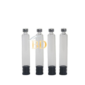 Vente en gros de flacons en verre vides de 3 ml équipés d'un bouchon en caoutchouc et d'un capuchon en aluminium pour l'emballage d'échantillons - Product Image 2