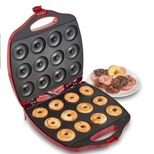 Spaß kochen Snack maschine backen Kuchen Popcake Cupcake 12 Scheiben Mini Donut Maker/Waffeleisen elektrisch