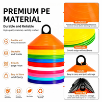 LXY-002 cônes d'agilité flexibles de cônes de disque de football durables Offre Spéciale 18g pour l'entraînement de sport de football