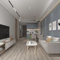 Planches de sol en vinyle SPC modernes, imperméables, à emboîtement, texture marbre, chêne, noyer, durables, pour intérieur, 8 mm, 10 mm
