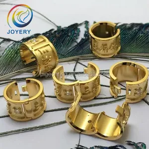 Anillos de Paloma Dorada abierta de alta calidad, anillos para pájaros, bandas para aves de corral, banda para pierna, anillo de pollo