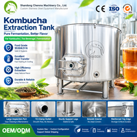 Cuve de brassage et d'extraction de kombucha pour l'infusion de thé, l'extraction d'ingrédients à base de plantes et la production de boissons fermentées