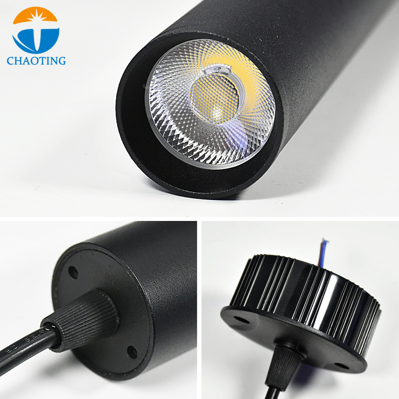 led cylinder hanging light